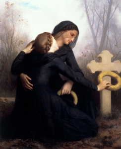 Bild-Nr: 30008743 A.W.Bouguereau, Le Jour Des Morts Erstellt von: Bouguereau, William Adolphe