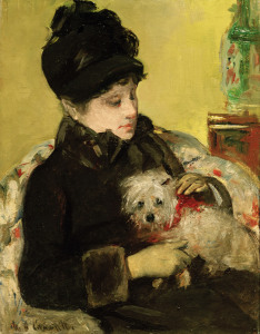 Bild-Nr: 30008763 Cassatt / Visitor in Hat and Coat / 1879 Erstellt von: Cassatt, Mary