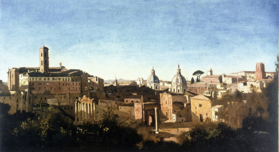 Bild-Nr: 30008797 C. Corot / The Forum / 1826 Erstellt von: Corot, Jean Baptiste Camille