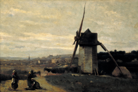 Bild-Nr: 30008903 Camille Corot / Wind mill Erstellt von: Corot, Jean Baptiste Camille