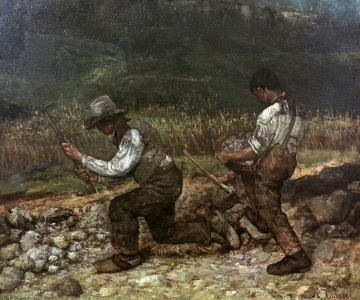 Bild-Nr: 30008961 Courbet / The Stone Breakers / Painting Erstellt von: Courbet, Gustave