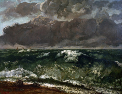 Bild-Nr: 30009015 Courbet / The wave / 1869/70 Erstellt von: Courbet, Gustave