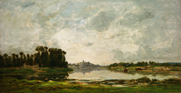 Bild-Nr: 30009037 Ch.-F.Daubigny, Conflans Erstellt von: Daubigny, Charles-François