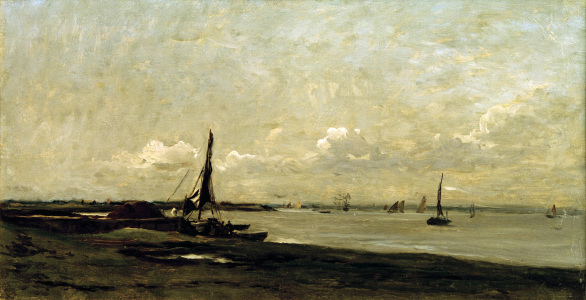Bild-Nr: 30009043 Daubigny / Mouth of the Thames / c. 1870 Erstellt von: Daubigny, Charles-François
