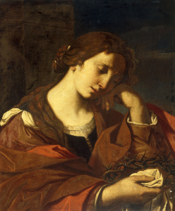 Bild-Nr: 30009267 G.Barbieri, The Penitent Magdalene. Erstellt von: Guercino, Giovanni Francesco Barbieri