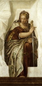 Bild-Nr: 30009371 Justitia / Painting by Veronese Erstellt von: Veronese, Paolo