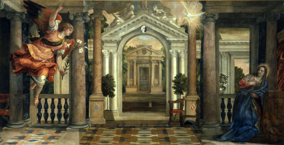 Bild-Nr: 30009375 P.Veronese / Annunciation of Mary / C16 Erstellt von: Veronese, Paolo