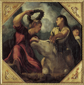 Bild-Nr: 30009489 J.Tintoretto / Rape of Europa / c.1541 Erstellt von: Tintoretto, Jacopo