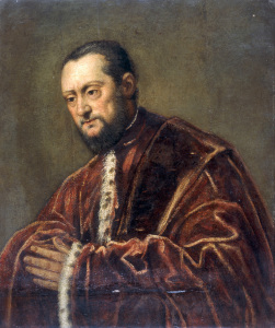 Bild-Nr: 30009511 J.Tintoretto / Alderman Praying / Ptg. Erstellt von: Tintoretto, Jacopo