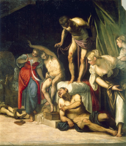 Bild-Nr: 30009549 Tintoretto / Roche healing the Sick Erstellt von: Tintoretto, Jacopo