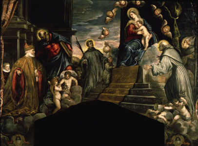 Bild-Nr: 30009566 Andrea Grittin worshipping / Tintoretto Erstellt von: Tintoretto, Jacopo