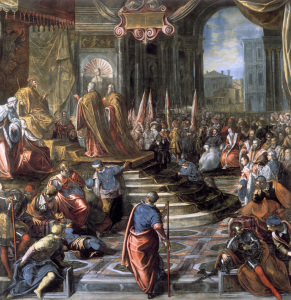 Bild-Nr: 30009568 Tintoretto / Papal-Venetian Peace Deleg. Erstellt von: Tintoretto, Jacopo