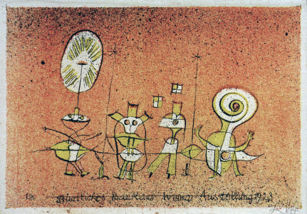 Bild-Nr: 30009638 P.Klee, Weimar,Bauhaus Exhib.1923/Litho. Erstellt von: Klee, Paul