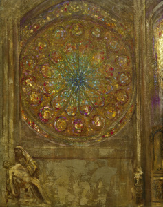 Bild-Nr: 30009658 Redon / The Cathedral / Painting / 1914 Erstellt von: Redon, Odilon