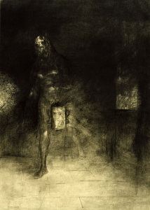 Bild-Nr: 30009734 O.Redon, Diogenes / Drawing / c.1890 Erstellt von: Redon, Odilon