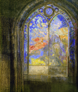 Bild-Nr: 30009776 O.Redon, Stained-Glass Window.../Pastel Erstellt von: Redon, Odilon