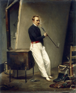 Bild-Nr: 30009861 Horace Vernet / Self-portrait Erstellt von: Vernet, Horace