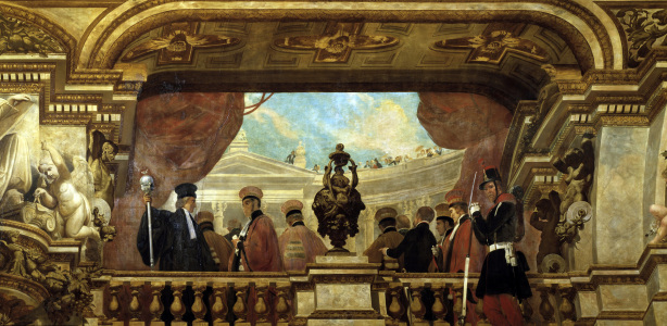 Bild-Nr: 30009873 Paris / Assemblée Nationale / Painting Erstellt von: Vernet, Horace