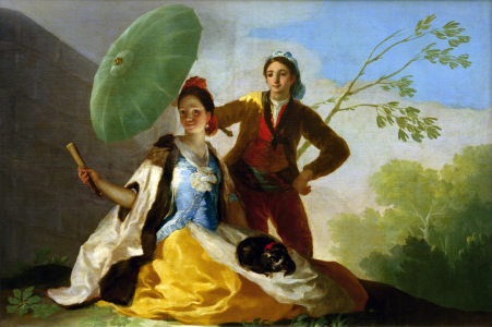 Bild-Nr: 30009927 Francisco Goya, The Parasol / Paint. Erstellt von: Goya, Francisco de