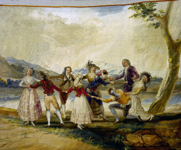 Bild-Nr: 30009937 F.de Goya, Blind Man's Buff / Tapestry Erstellt von: Goya, Francisco de