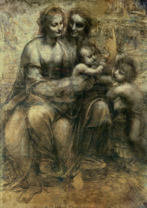 Bild-Nr: 31000016 The Virgin and Child with SS. Anne and John the Baptist, c.1499 Erstellt von: da Vinci, Leonardo