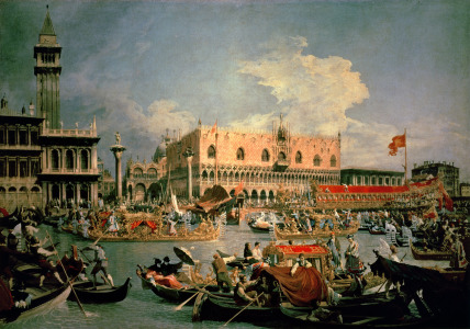 Bild-Nr: 31000163 Return of the Bucintoro on Ascension Day Erstellt von: Canal, Giovanni Antonio & Bellotto, Bernardo