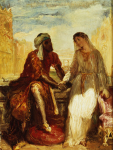 Bild-Nr: 31000201 Othello and Desdemona in Venice, 1850 Erstellt von: Chasseriau, Theodore