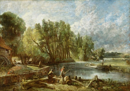 Bild-Nr: 31000252 The Young Waltonians - Stratford Mill, c.1819-25 Erstellt von: Constable, John