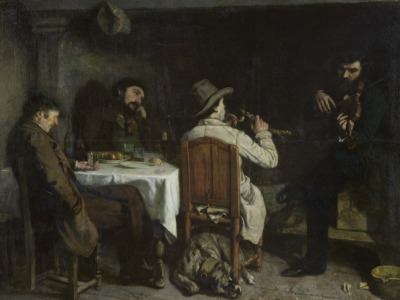 Bild-Nr: 31000289 After Dinner at Ornans, 1848 Erstellt von: Courbet, Gustave