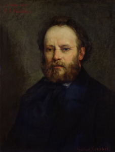 Bild-Nr: 31000295 Portrait of Pierre Joseph Proudhon 1865 Erstellt von: Courbet, Gustave