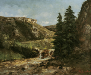 Bild-Nr: 31000308 Landscape near Ornans, c.1858 Erstellt von: Courbet, Gustave