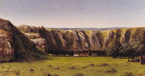 Bild-Nr: 31000309 Rocky landscape near Flagey Erstellt von: Courbet, Gustave