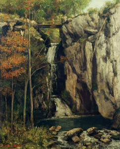 Bild-Nr: 31000310 The Chasm at Conches, 1864 Erstellt von: Courbet, Gustave