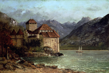 Bild-Nr: 31000311 The Chateau de Chillon, 1875 Erstellt von: Courbet, Gustave