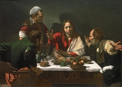 Bild-Nr: 31000331 The Supper at Emmaus, 1601 Erstellt von: da Caravaggio, Michelangelo Merisi