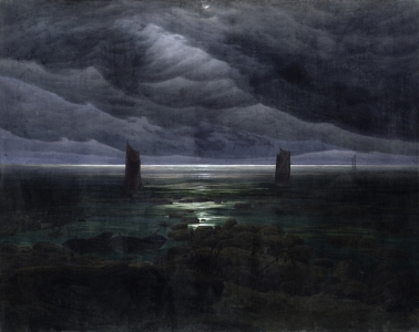 Bild-Nr: 31000423 Sea Shore in Moonlight, 1835-36 Erstellt von: Friedrich, Caspar David