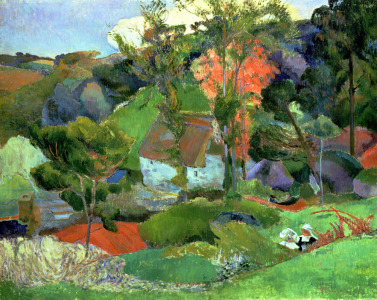 Bild-Nr: 31000474 Landscape at Pont Aven, 1888 Erstellt von: Gauguin, Paul