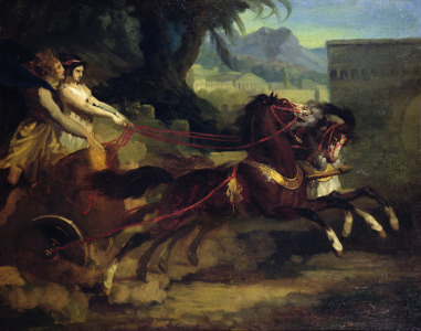 Bild-Nr: 31000496 Ancient Chariot Race, after a painting by Carle Vernet Erstellt von: Géricault, Théodore