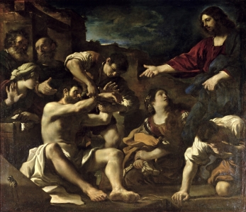 Bild-Nr: 31000614 The Resurrection of Lazarus, c.1619 Erstellt von: Guercino, Giovanni Francesco Barbieri