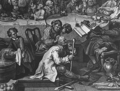 Bild-Nr: 31000666 An Election Entertainment, 1755 Erstellt von: Hogarth, William