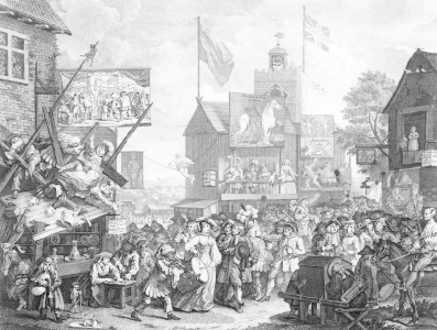 Bild-Nr: 31000668 Southwark Fair, 1733 Erstellt von: Hogarth, William