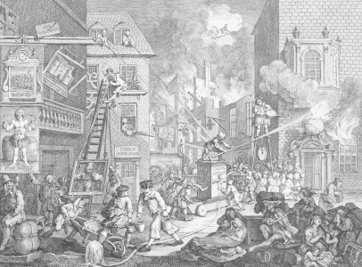 Bild-Nr: 31000671 The Times, Plate I, 1762 Erstellt von: Hogarth, William