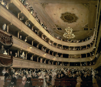 Bild-Nr: 31000718 The Auditorium of the Old Castle Theatre, 1888 Erstellt von: Klimt, Gustav
