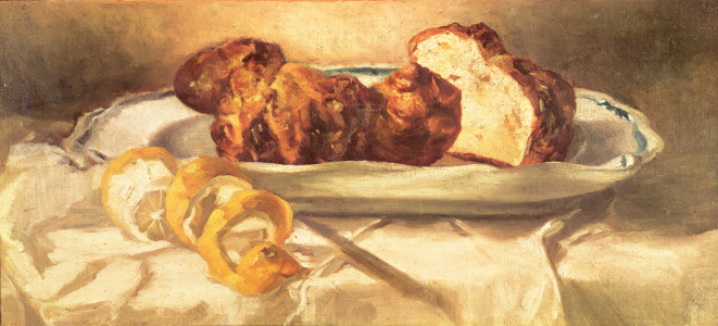 Bild-Nr: 31000777 Still life with brioches and lemon, 1873 Erstellt von: Manet, Edouard