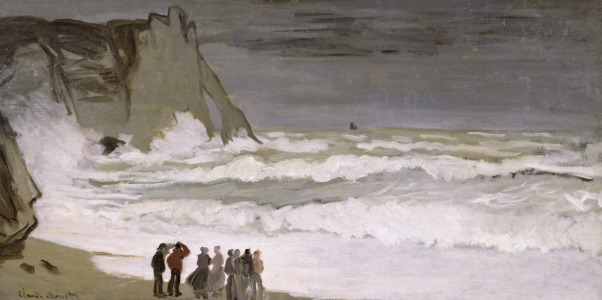 Bild-Nr: 31000860 Rough Sea at Etretat, 1868-69 Erstellt von: Monet, Claude