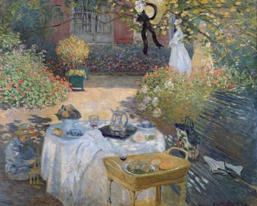 Bild-Nr: 31000875 The Luncheon: Monet's garden at Argenteuil, c.1873 Erstellt von: Monet, Claude