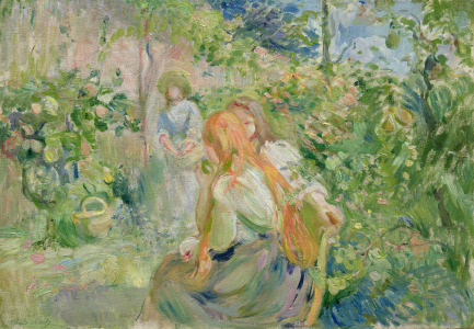 Bild-Nr: 31000928 In the Garden at Roche-Plate, 1894 Erstellt von: Morisot, Berthe