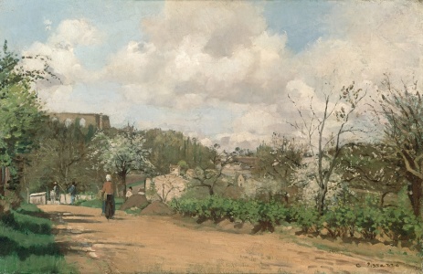 Bild-Nr: 31000986 View from Louveciennes, 1869-70 Erstellt von: Pissarro, Camille