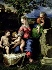 Bild-Nr: 31001001 The Holy Family of the Oak Tree, c.1518 Erstellt von: Raffaello Santi (Raffael)