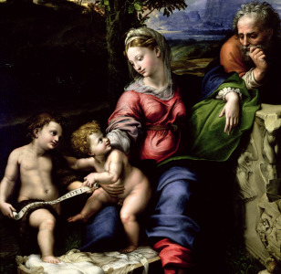 Bild-Nr: 31001002 The Holy Family of the Oak Tree, c.1518 Erstellt von: Raffaello Santi (Raffael)